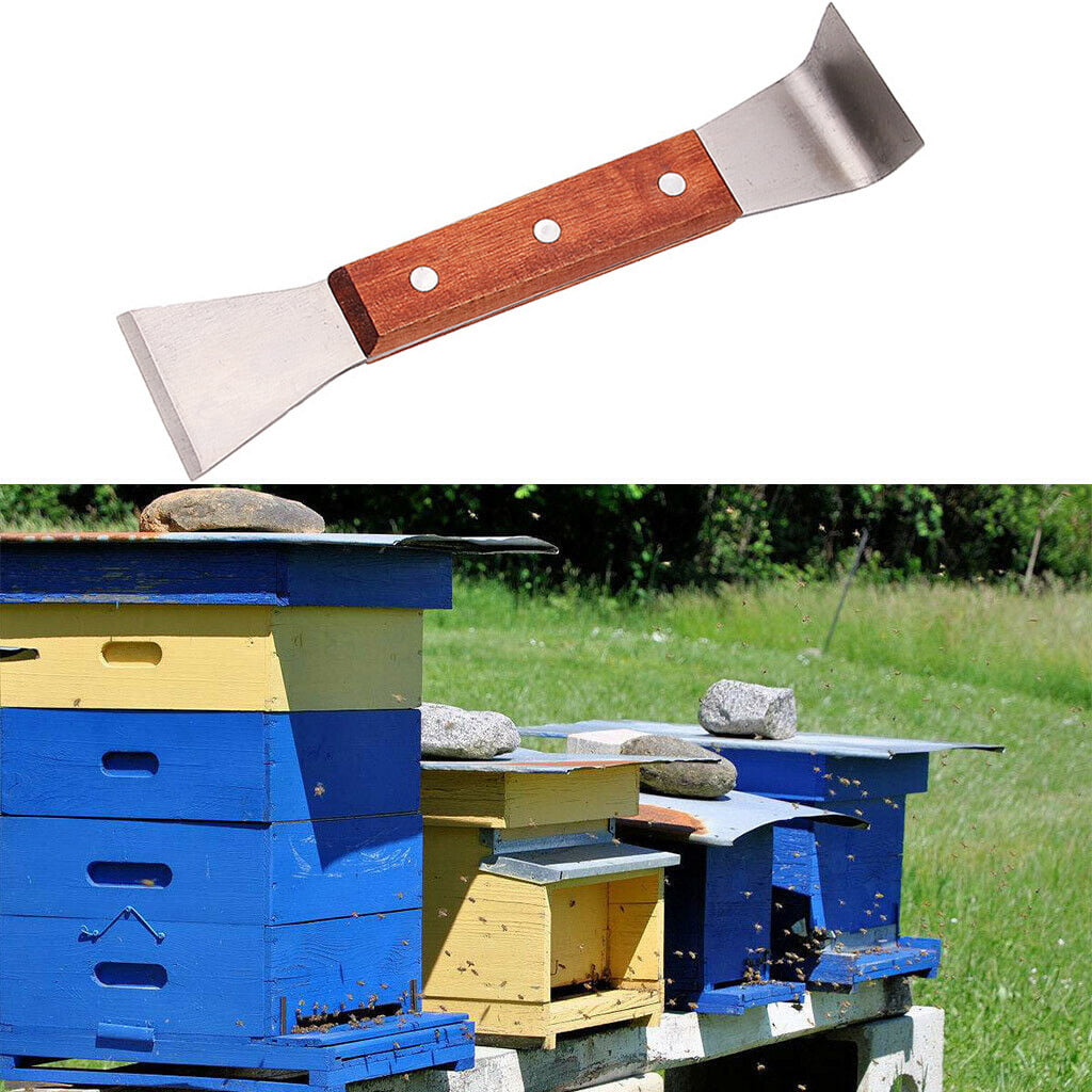 Bees Hive Uncapping Honey Fork Scraper Shovel Beekeeping Stainless Steel Tools 