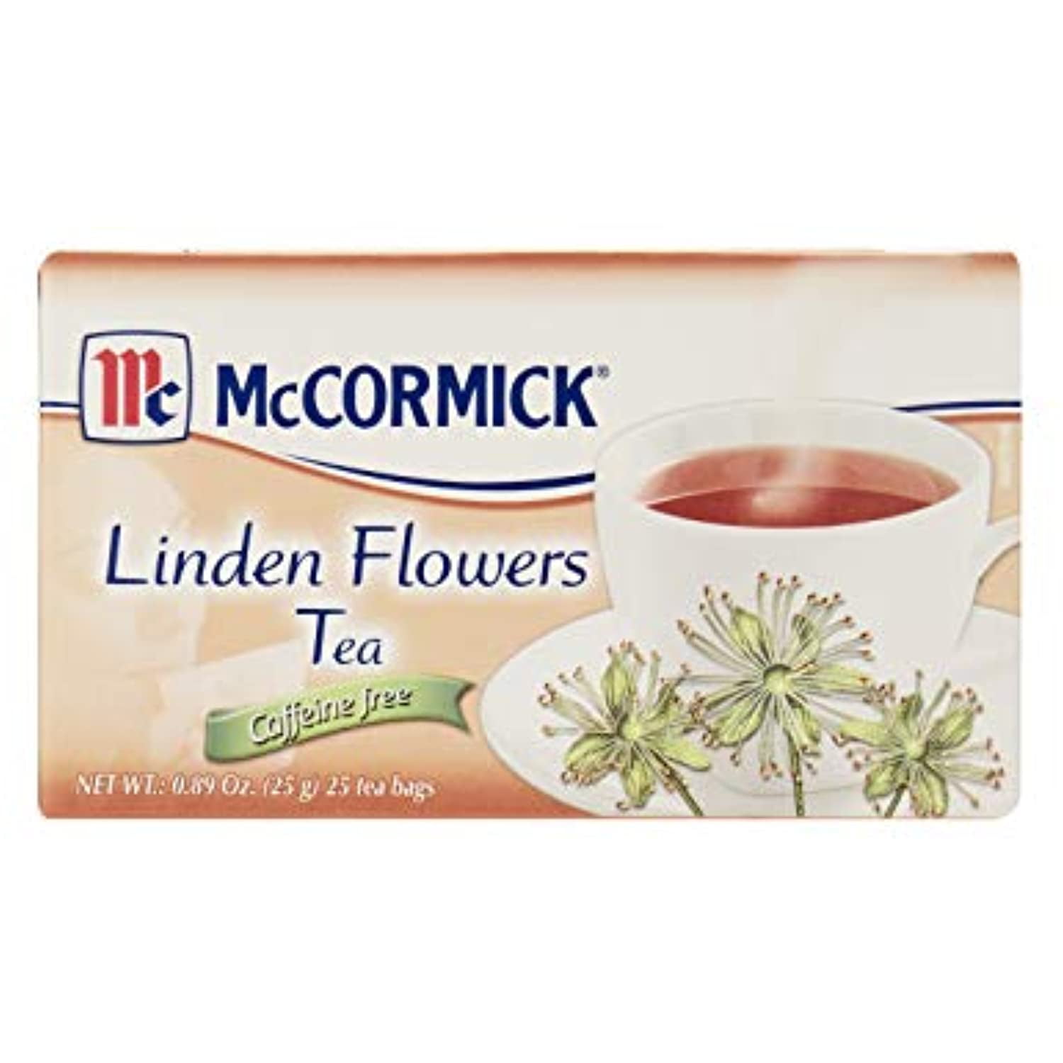 Mccormick Linden Flower Tea, 25Count (Pack Of6)