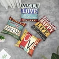 thumbnail image 3 of 45 x 45 cm Lot de 4 Housses de Coussin en Coton et Lin Rétro Style Rétro pour Lit Voiture Home Sofa Imprimé, 3 of 5