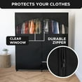 thumbnail image 6 of Hold N' Storage Portable Wardrobe Closet with Metal Hanging Rod. Weight Capacity 50 LBs - Black, 6 of 8