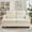 White, variant on Modern Loveseats Fluffy Corduroy Square Armrest Loveseat,Sitting or Lying Down Sofa with Adjustable Back,Space Saving Lounge Chair for Living Room,Bedroom and Apartment,Fabric Loveseats