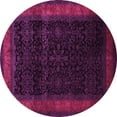 thumbnail image 1 of Ahgly Company Indoor Round Persian Pink Traditional Area Rugs, 5' Round, 1 of 4