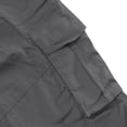 thumbnail image 4 of Mlzmgr Plus Size Cargo Short for Men with Multi Pockets Summer Casual Outdoor Active Hiking Camping 7 Inch Inseam M-4XL, 4 of 7