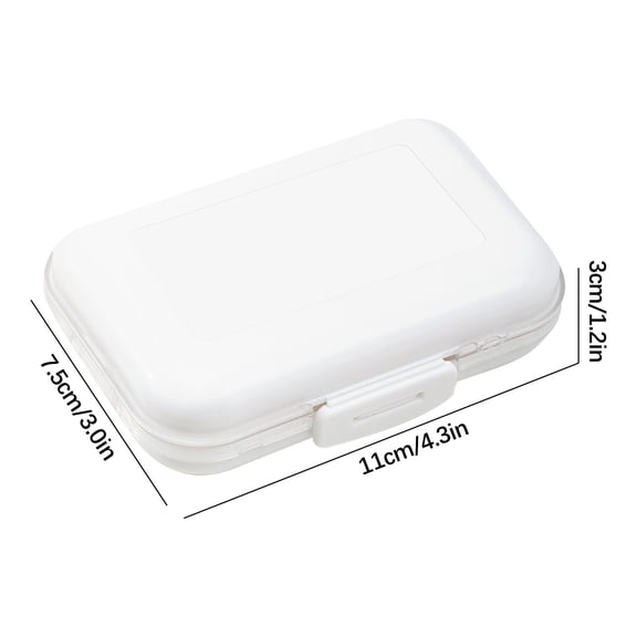 WNFJR Portable Daily Pill Case, Split Box Seven Day Travel Storage, High Durability Medicine Organizer, Sealed Against Moisture Pill Box