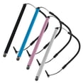 thumbnail image 3 of Yammee Anti-lost Lanyard Touch Screen Stylus Pen Fibre Stylus Mesh Micro Fiber Tip Pen Compatible for 2018 Smart Phone Tablet, 3 of 14