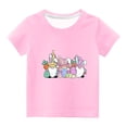 thumbnail image 2 of Edvintorg Kawaii Easter Kids Shirts Summer Boys Girls Tshirt 2025 Fashion Cute Printed Round Neck Short Sleeve Tee Top 3-14Years Schools Outfit Children's Clothing, 2 of 6
