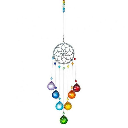 

Retap Colorful Crystal Hanging Outdoor Pendant Ornament Crystal Pendant Vintage Dot Bead Pendant