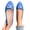 Blue, variant on hoksml Women's Bow Rhinestone Ballet Flats, Slip-On Round Toe Casual Shoes for Office and Daily Wear