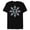 Black, variant on Spider-Man Winter Holiday Snowflake Logo - Short Sleeve Blended T-Shirt for Adults - Customized-Navy Heather