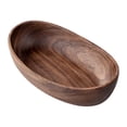 thumbnail image 4 of Bol de madera para masa, duradero, decoración del hogar, cocina, baño, multiusos, estilo rústico. Nogal negro M, 4 of 9