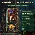 thumbnail image 2 of Kit Book Nook Kit MiniCity DIY con inserto de estantería con LED, 2 of 6