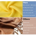 thumbnail image 4 of Desiderio Chal para Mujer Bufanda Pashmina Cachemira Suave Idea de Regalo Estola de Navidad para Boda, 4 of 7