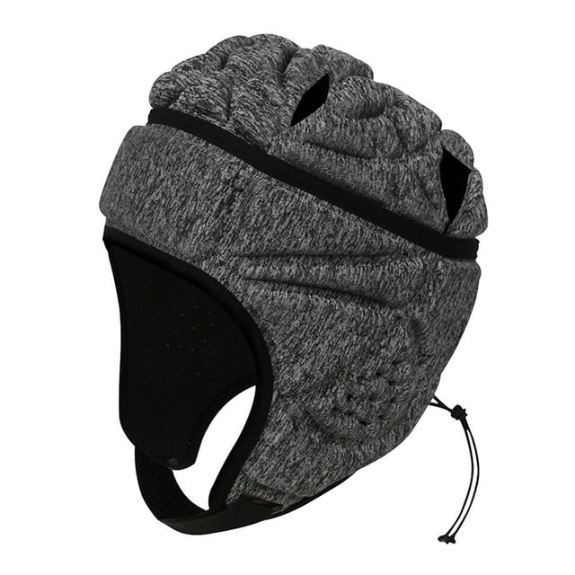 koolsoo Chapeau de Gardien de But EVA Rugby Soccer Rugby Protecteur de Tête Gris