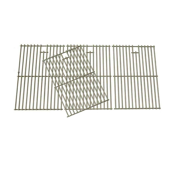 Replacement Stainless Cooking Grates for Brinkmann 810-9620-0, 810-3660-S, Master Forge BG179A, Gas Models, Set of 4