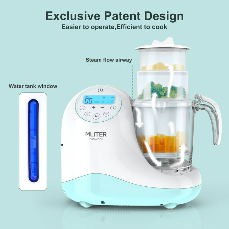 Baby Food Maker, 5 in 1 Baby Food Processor, Smart Control Multifunctional  Steamer Grinder with Steam Pot, Auto Cooking - AliExpress