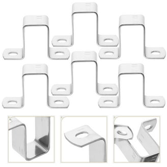 25pcs M5 Stainless Steel Rigid Pipe Strap For 3/16 Inch Hose OD, 2