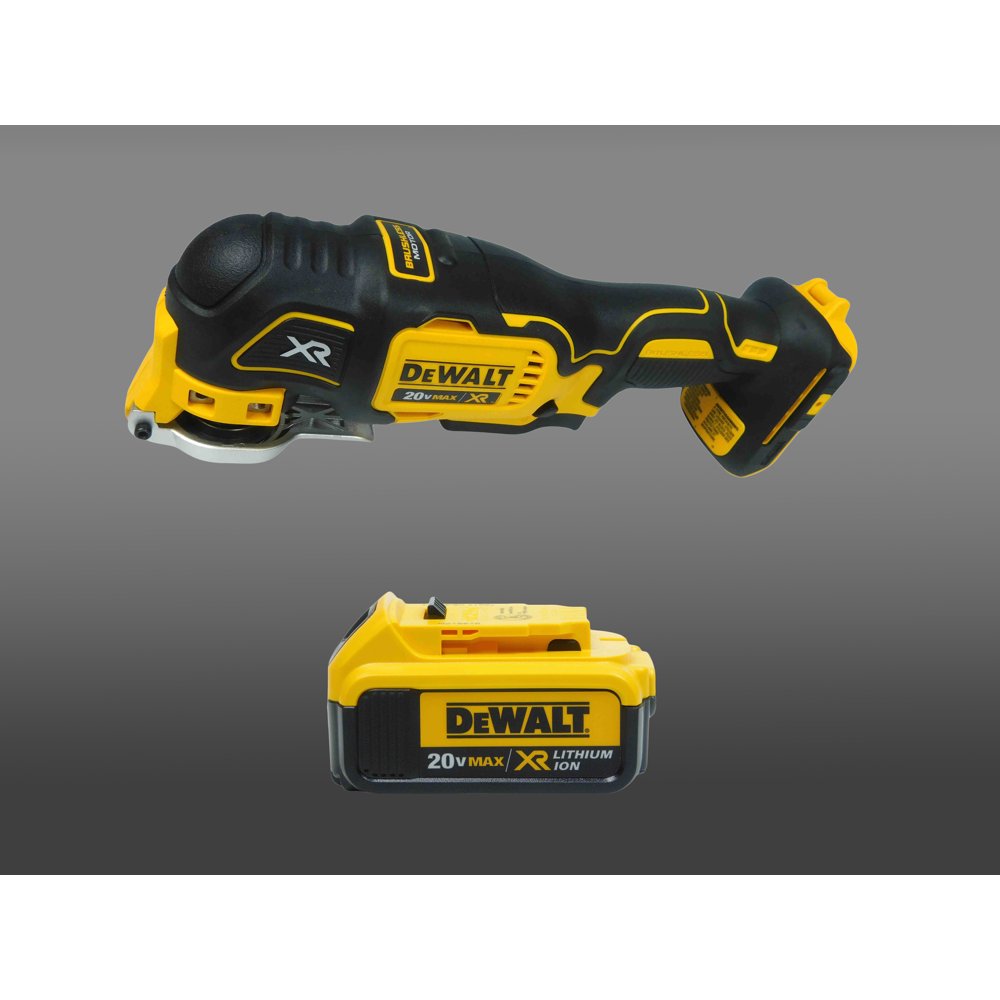 DeWALT Max 20V Cordless Oscillating MultiTool DCS355 with 4Ah Battery