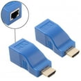 thumbnail image 2 of 30M HDMI To RJ45 Network Cable Extender Converter Repeater Over CAT-5e CAT6 blue_no, 2 of 4