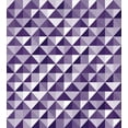 thumbnail image 2 of Ambesonne Abstract Duvet Cover Set, Monochrome Style Triangles, 2-Calking, Quartz Purple Grey, 2 of 5