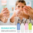thumbnail image 4 of EeaseMX botellas portátiles vacías de loción con mosquetón para desinfectante de manos., 4 of 7