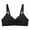 Black, variant on Busydd Bras for Women Full Coverage Wireless Bras for Women Solid Color Seamless Front Closure Bras Comfort Supportive Push Up Bra Casual Everyday Bra