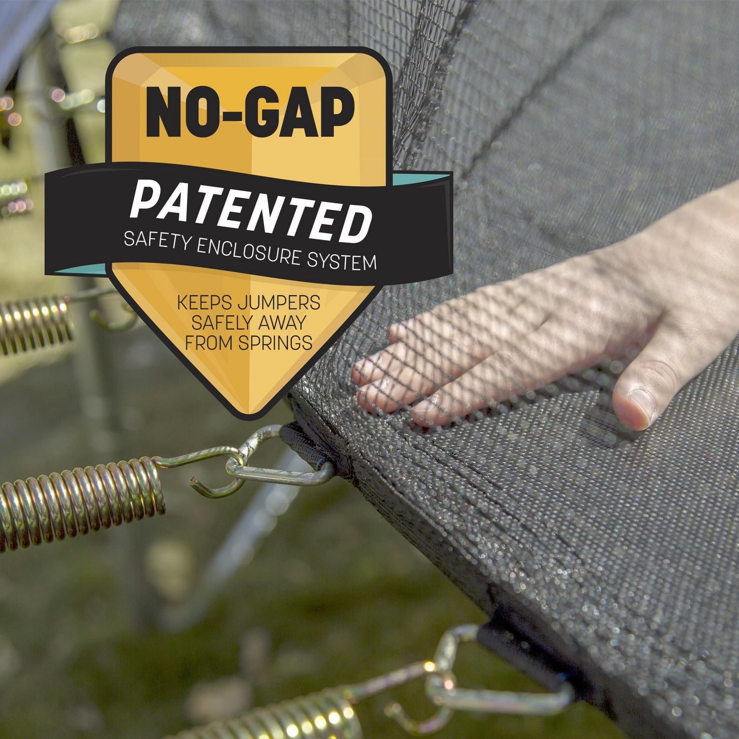 SKYWALKER TRAMPOLINES 10 FT, Round, Green Outdoor Trampoline for Kids with Safety Enclosure Net and Spring Pad, ASTM Approval, Rust Resistant