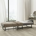 thumbnail image 2 of Rollaway Bed, Foldable Bed,Folding Bed with Mattress for Adults, Portable Bed with High Density Foam Twin Mattress and Metal Frame, 75 X 31 Inch,Space Saving Fold Up Bed for Easy Storage,300 Lbs, 2 of 8