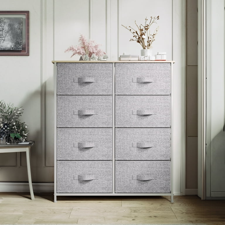 Uforic 8-Drawer Fabric Dresser for Adults & Teens, Storage