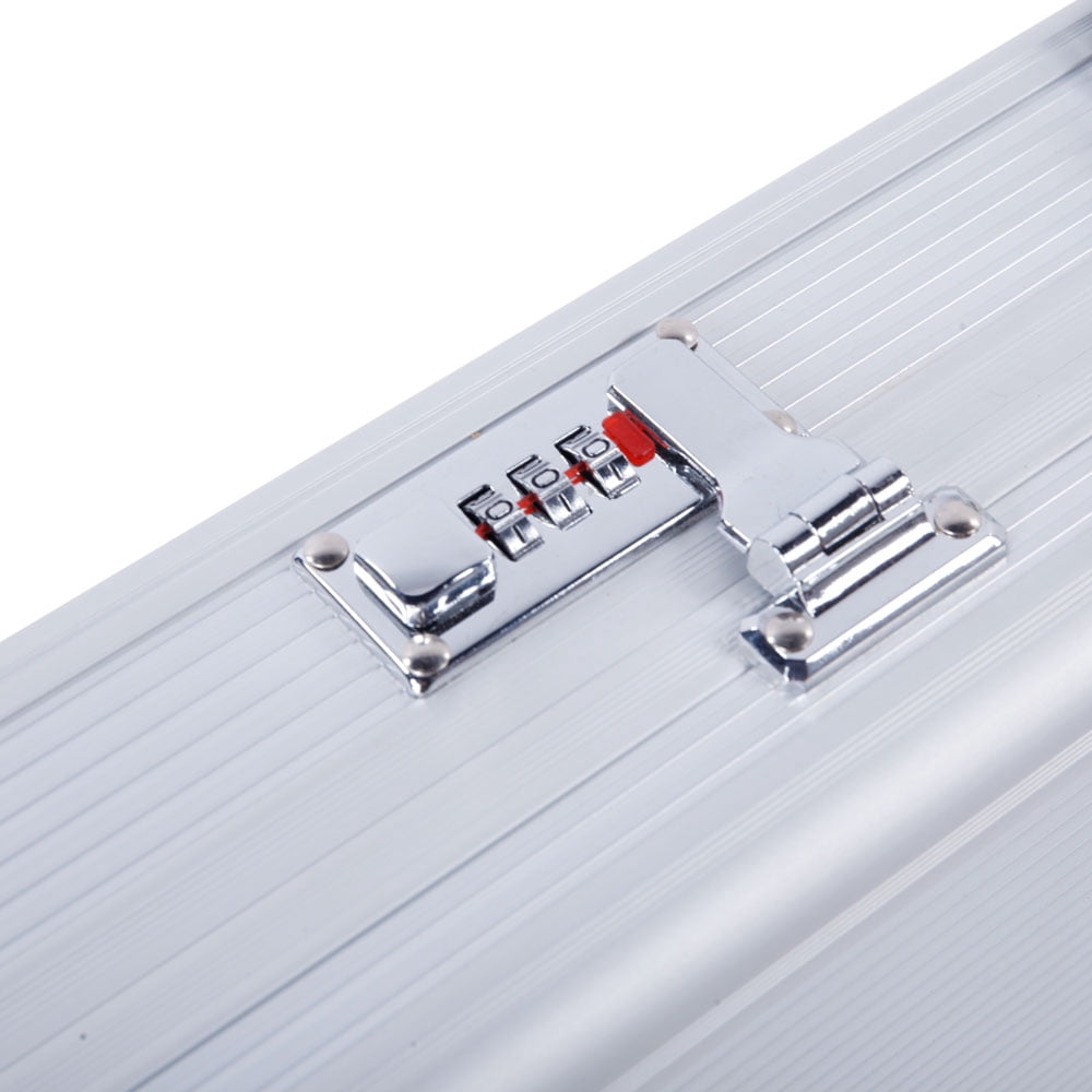 Ktaxon 53" Rifle Gun Case, Aluminum Long Gun Hard Case, Portable Locking Shotgun Storage Box, with Combination Lock