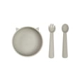 thumbnail image 3 of Set de Alimentación de Silicona Carestino Gatito Cemento, 3 of 6