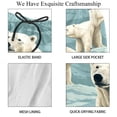 thumbnail image 4 of luoweisi Men's Beach Shorts Quick Dry Swim Trunks with Mesh Lining Polar Bear M, 4 of 5