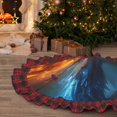 thumbnail image 5 of Sigee Red And Blue Fire Dragon E for Christmas Decoration Tree Skirt Christmas Plaid Tree Skirt,Christmas home decor Holiday Tree Skirt Fits TChristmas Tree-48", 5 of 6