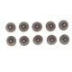 thumbnail image 3 of Lot de 10 embouts d'amplificateur de son en silicone, double couche, lavables, noirs, pour Phonak 9 mm, 3 of 4