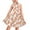 Peach, variant on Yuyamidu Peach Print Sleeveless Dress for Girls 3-4T Skin Friendly Round Neck Tank Dresses Outdoor School Flared Dress Kids Toddler Beach Wear Sundress
