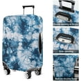 thumbnail image 4 of Travel Luggage Cover Suitcase Protector Fits 18-32 Inch Luggage Wheel Covers Patterned Travel Related Items Flower Luggage Protector Elastic Luggage Anti-scratch Suitcase Cover S, 4 of 5