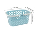 thumbnail image 3 of Roiihwy Shower Caddy Portable with Handle, Tote Organizer Basket Bin Cleaning Caddy for Bathroom Kitchen Dorm Room Bedroom, BUL, 3 of 6