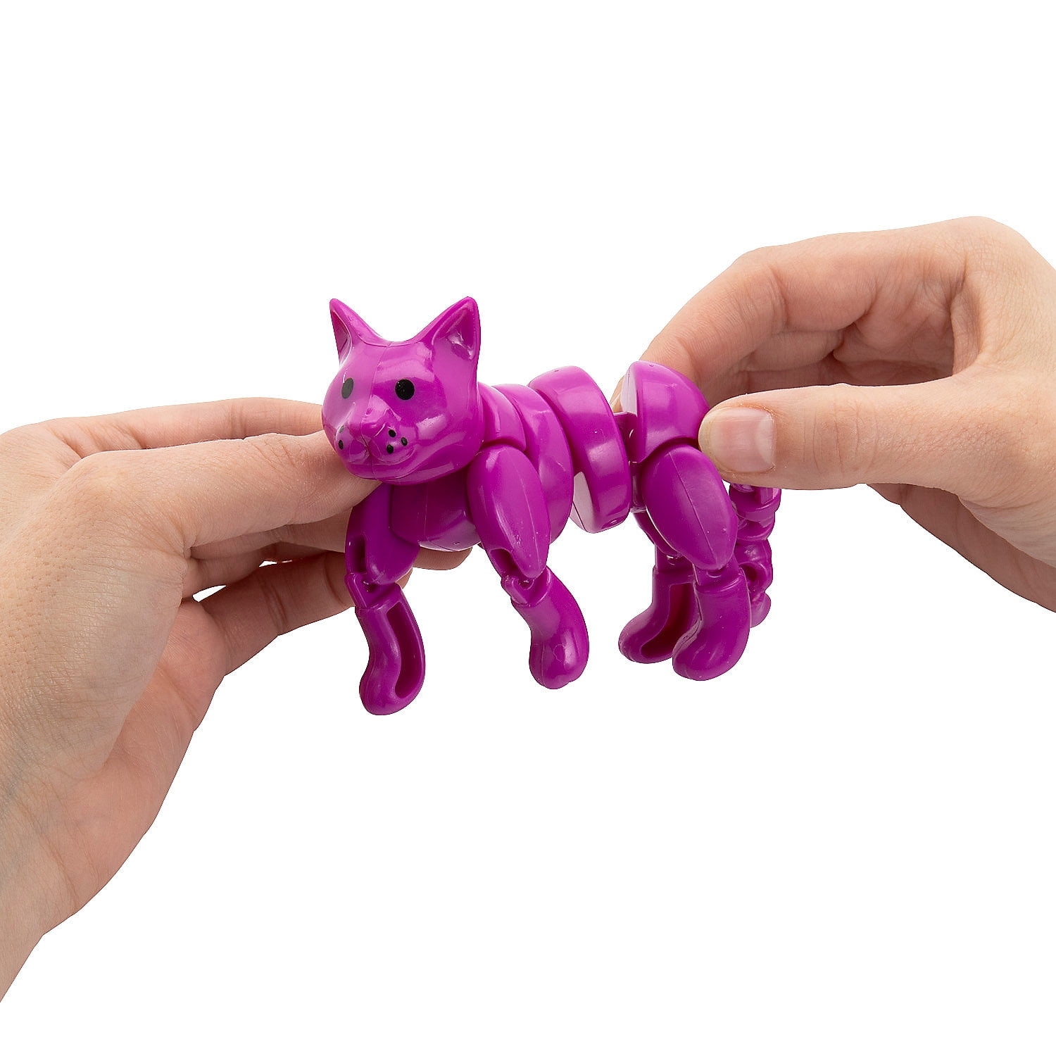 Fun Express Cat Articulated Fidget Toys - 6 Pc