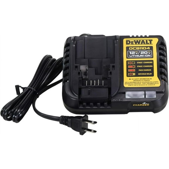 DEWALT DCB1104 - Battery Charger (12V/20V, 4 Amps)