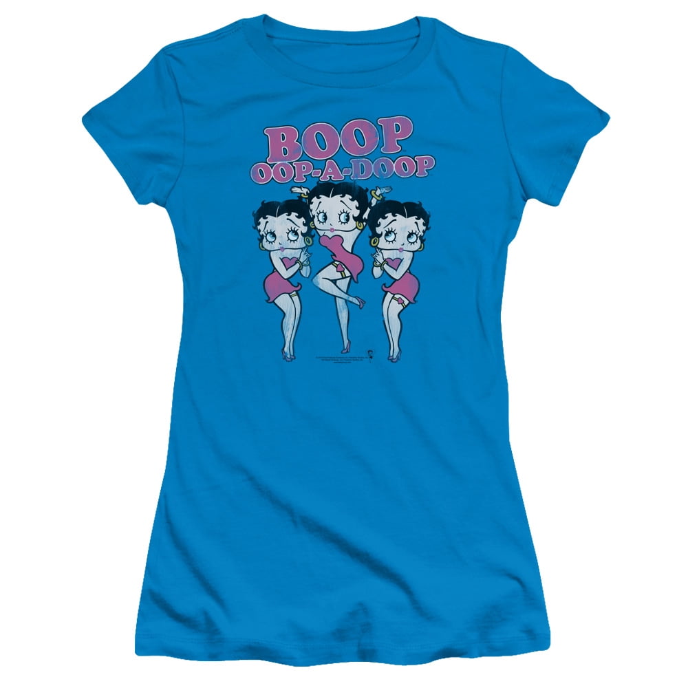 Betty Boop - The Boops Have It - Juniors Teen Girls Cap Sleeve Shirt ...