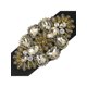 thumbnail image 2 of Cinturón ancho elástico para mujeres INSPIRE CHIC con grandes strass, corsé elegante para vestido Champán, 2 of 6