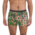 thumbnail image 2 of Bingfone Cactus 4 Men's Underwear - Casual Stretch Boxer Briefs-Medium, 2 of 7