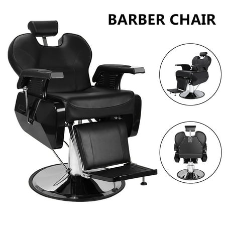 Zimtown Barber Chair, All Purpose Hydraulic Recline Salon Chair hairdressing furniture, for Beauty Salon, Spa, Shampoo Hair