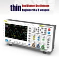 thumbnail image 2 of -1014D Pantalla TFT LCD portátil de 7 pulgadas Generador de señal de entrada de dos canales d FNIRSI Osciloscopio, 2 of 7