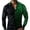 Green, variant on Mens Button Shirt, Nylon Four-Way Stretch Leopard Print Long Sleeve Single Breasted Lapel Elastic Tech Fabric Breathable Animal Pattern Tops Garment Piece, Khaki, M