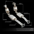 thumbnail image 2 of DNA Motoring OEM-CONV-021 For 2002 to 2011 Ford Crown Victoria Mercury Grand Marquis Marauder Lincoln Town Car Pair OE Style Catalytic Converter Exhaust Pipe, 2 of 6