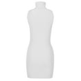 thumbnail image 5 of Lilgiuy Women's Casual Slim Fit Solid Color Turtleneck Sleeveless Hip Dress Fall Dresses for 2022 Spring Winter, 5 of 5