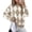 Beige, variant on Women's Argyle Crew Neck Sweater, Long Sleeve Relaxed Fit Pullover Knit Top for Casual Everyday Wear
