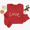 thumbnail image 4 of Busydd Valentine Shirts for Women Trendy Love Heart Print Womens Long Sleeve Tops Casual Comfortable Cotton Crewneck Spring Tops for Women M, 4 of 5