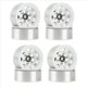 thumbnail image 1 of 8 Piezas 1,55 Buje de Llanta de Rueda de Metal Beadlock para 1/10 RC Coche de Orugas Axial Jr 90069 D90 CC01 LC70 MST, 1, 1 of 5