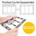 thumbnail image 4 of Yayeee Rocker Switch Wall Plate 1-Gang 4.6"x2.9" Home Decorative Outlet Cover, Winter Village, 4 of 6